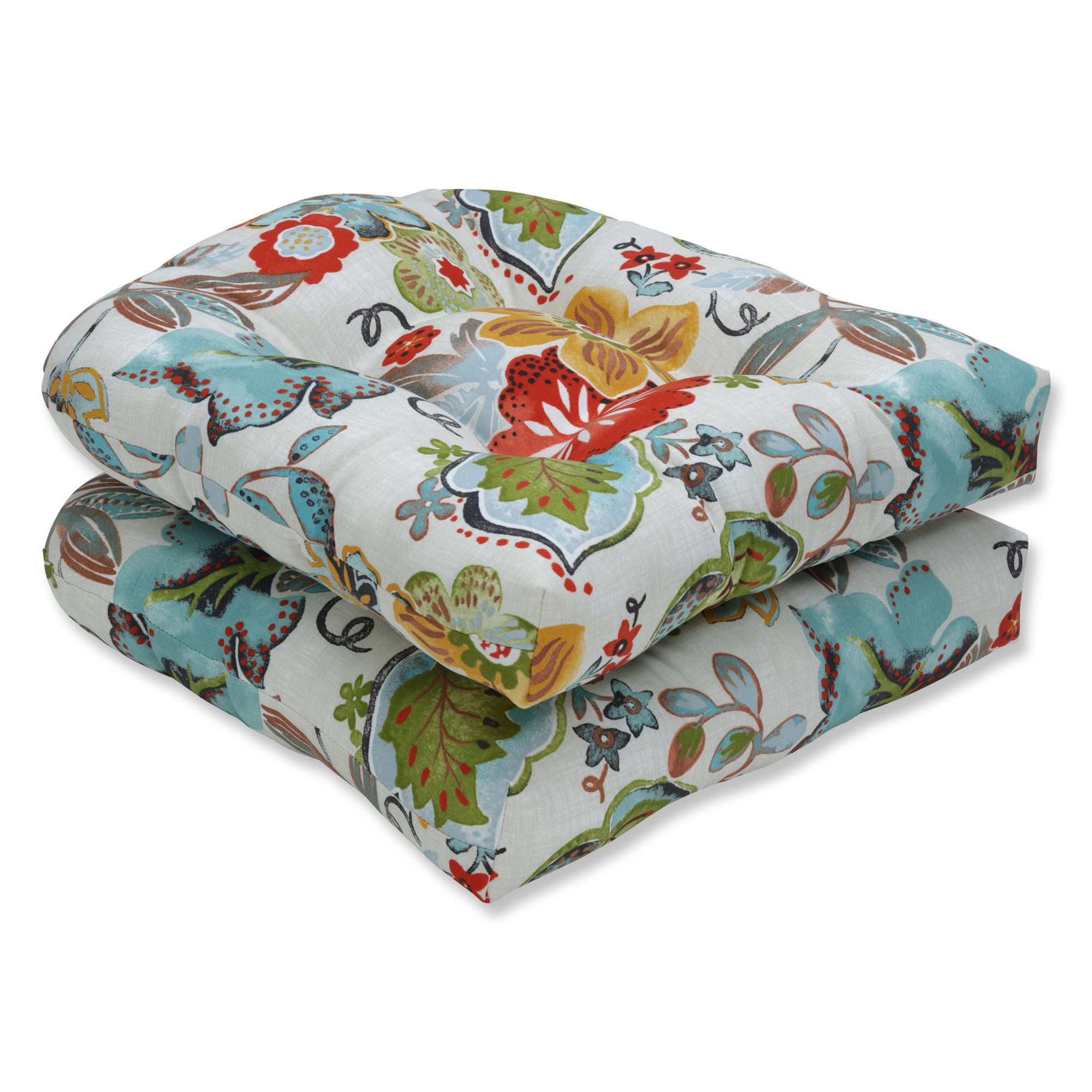 Pillow Perfect Alatriste Wicker Outdoor Rocking Chair Cushion & Reviews